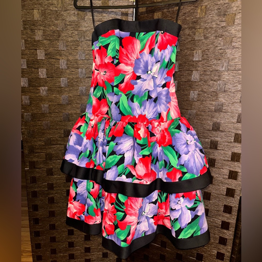 AJ Bari by lord and Taylor vintage 80s cocktail dress